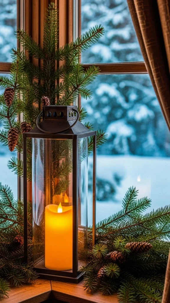 Cozy Lantern Window Corners