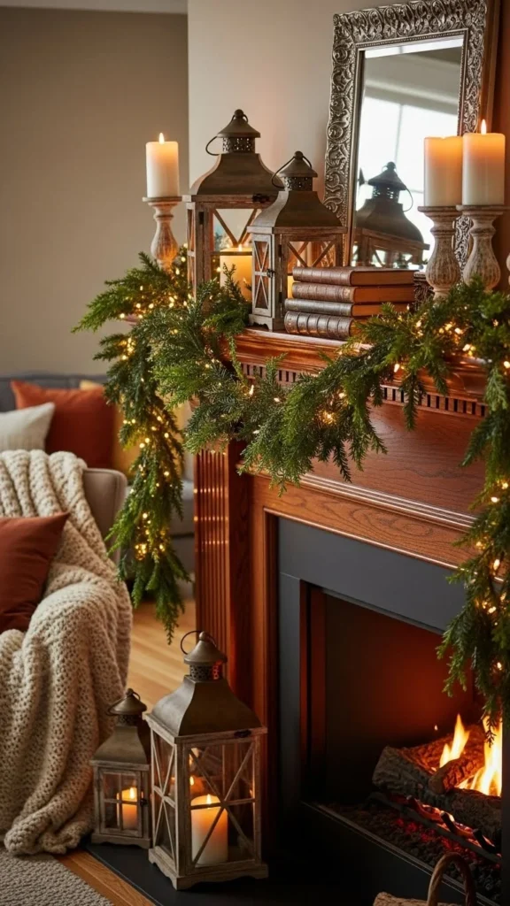Cozy Mantel Lighting String