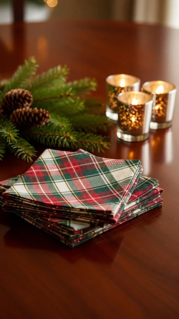 Cozy Plaid Napkins
