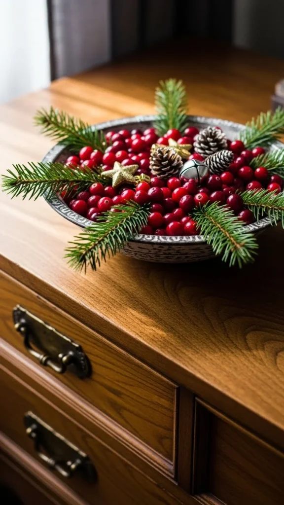 Cranberry Bowl Accent