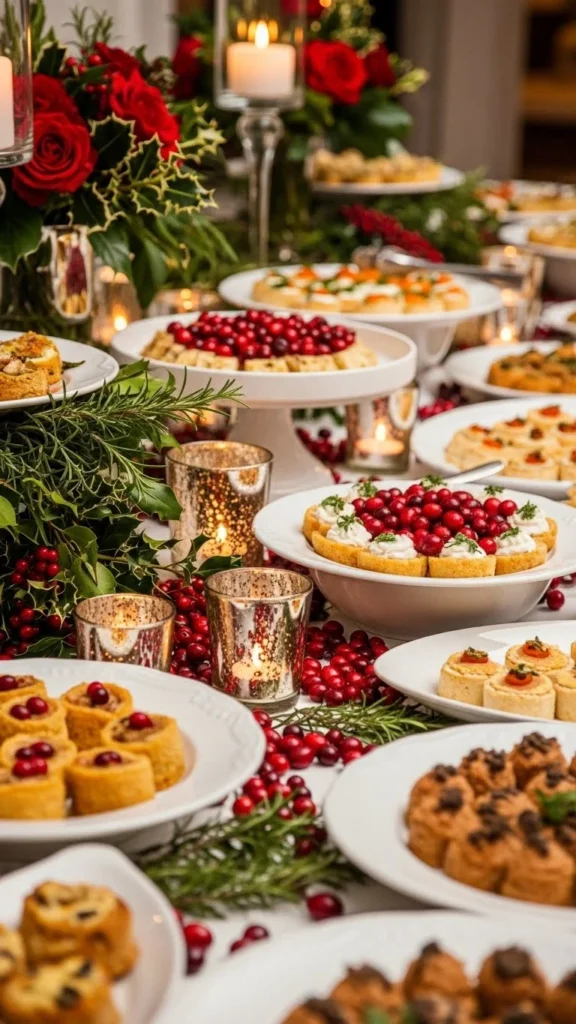 Cranberry-and-White Contrast