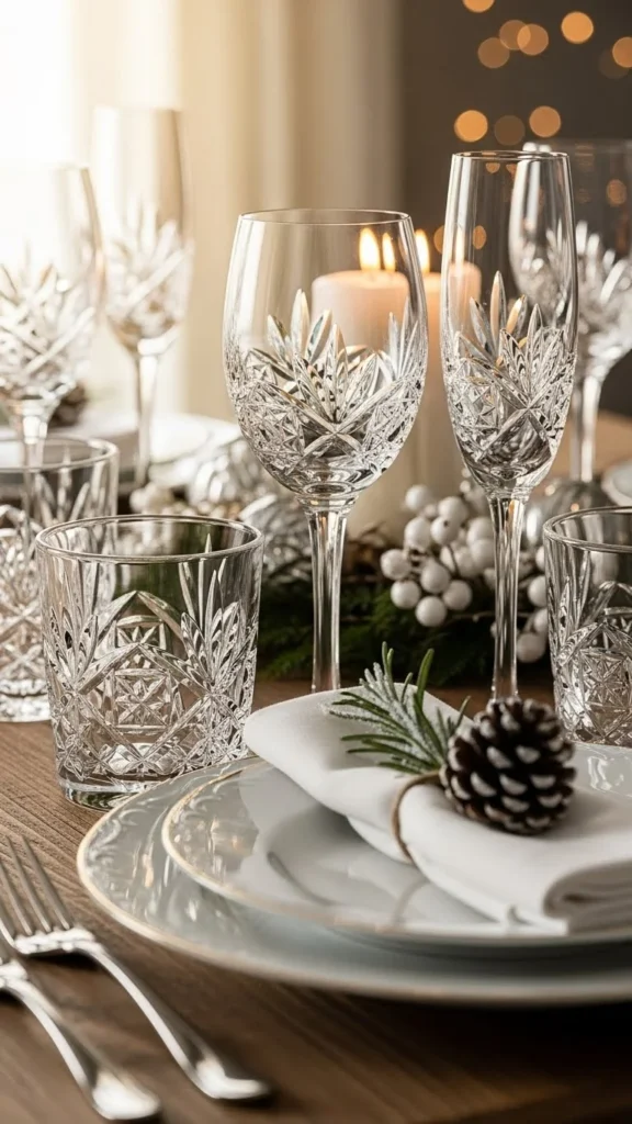 Crystal Glassware for Sparkle