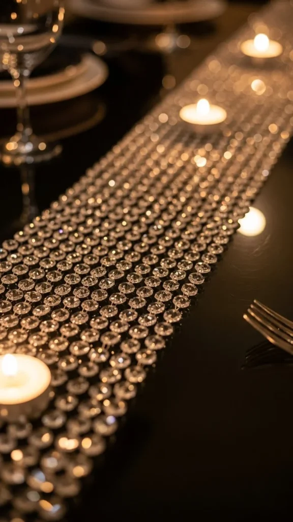 Crystal-Inspired Table Runner