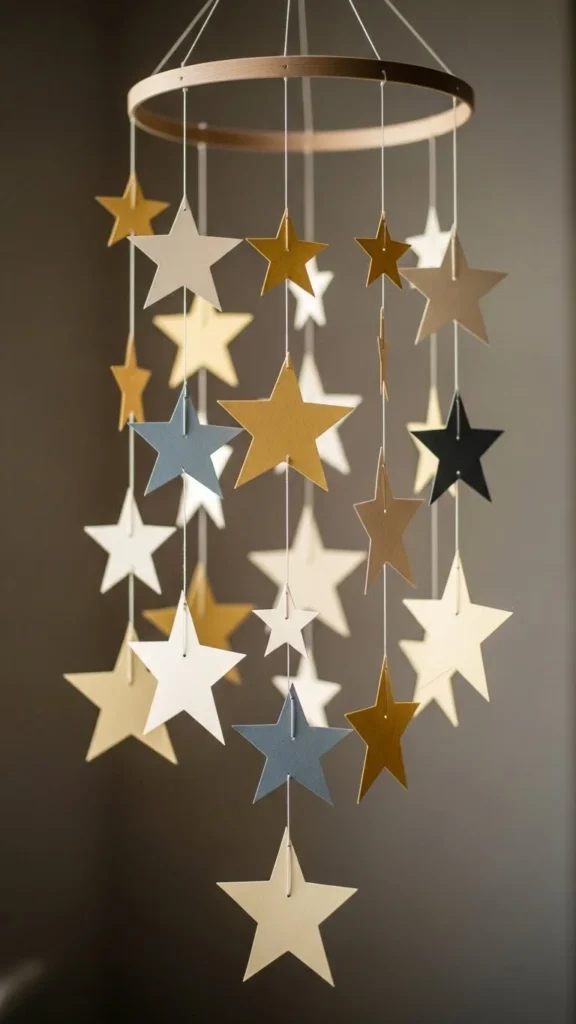 DIY Hanging Star Mobile