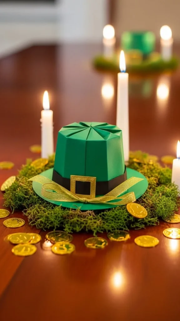DIY Leprechaun Hat Centerpiece
