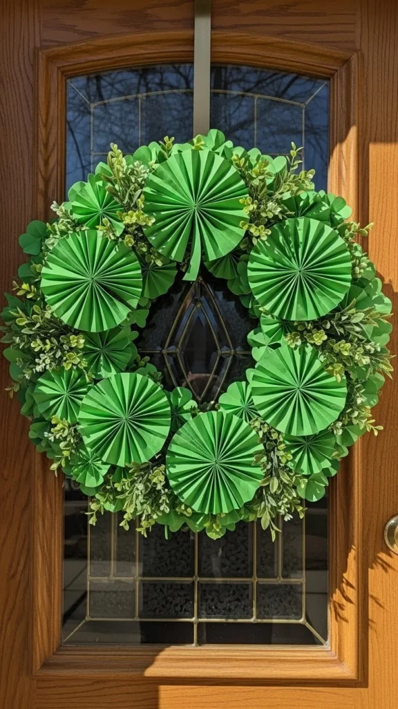 DIY Shamrock Wreath