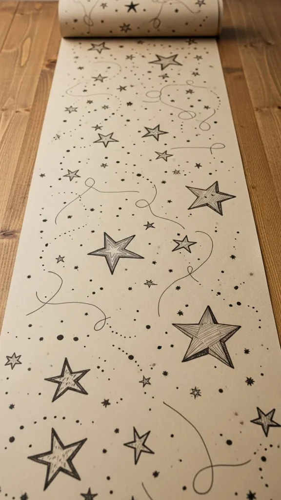 DIY Table Runner from Craft Paper