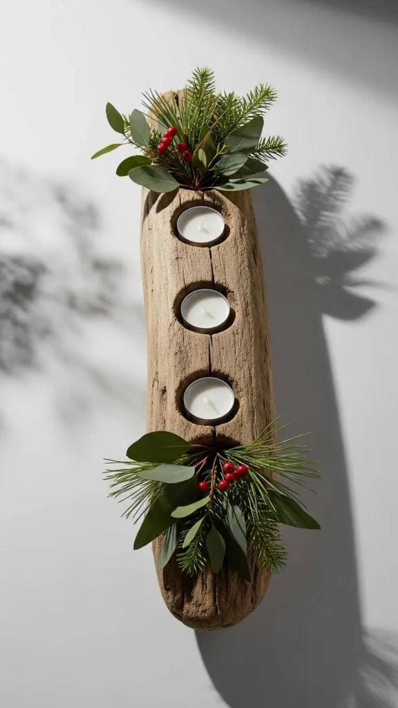 Driftwood Candle Runner