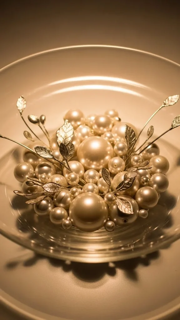 Elegant Bowl of Pearls