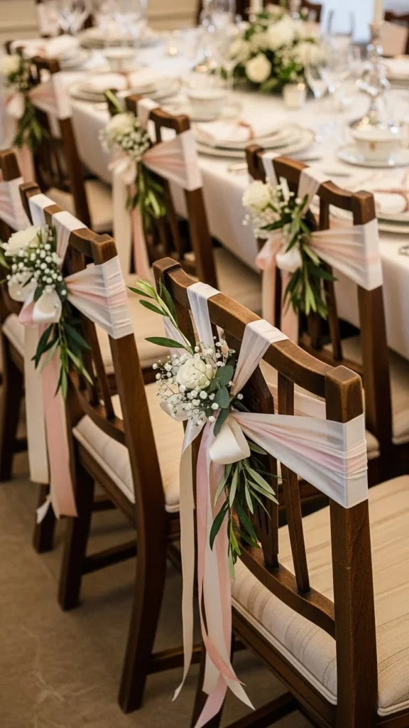 Elegant Chair Decorations