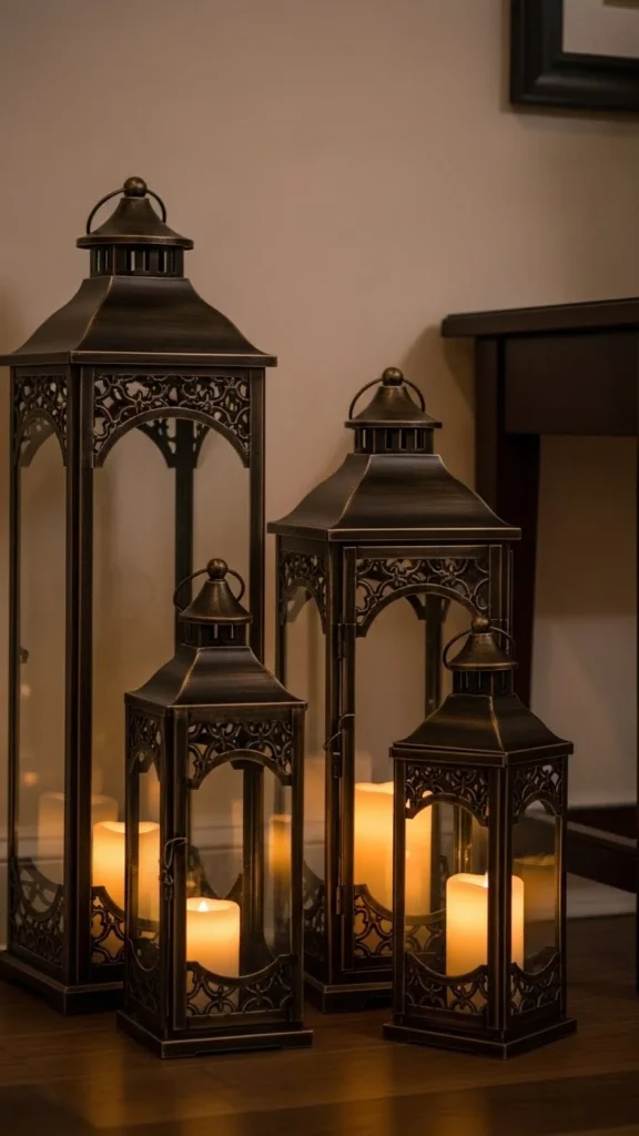 Elegant Lantern Trio