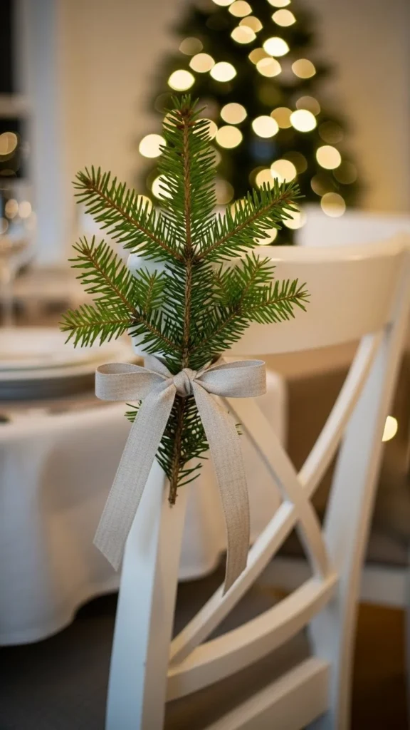 Evergreen Branch Accent