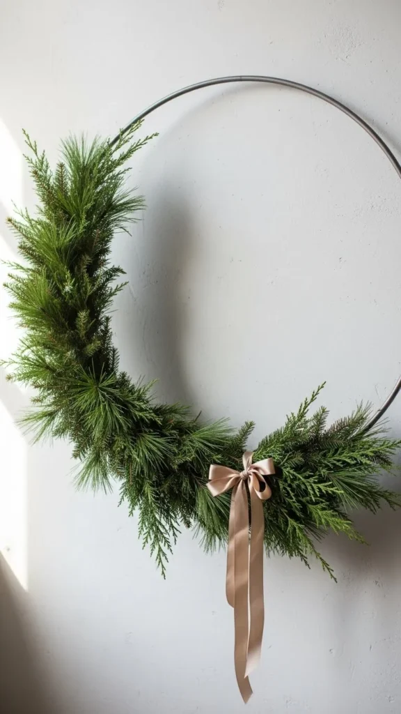 Evergreen Hoop Wall Art