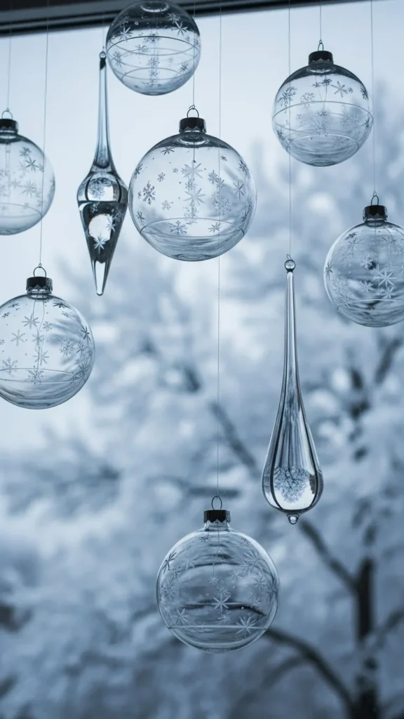Floating Glass Ornaments