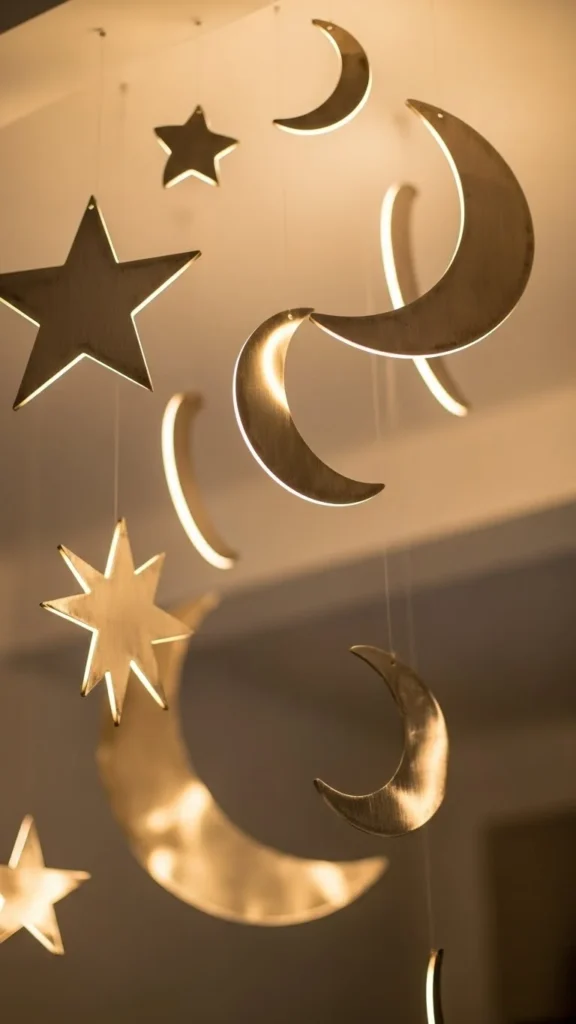 Floating Moon & Stars