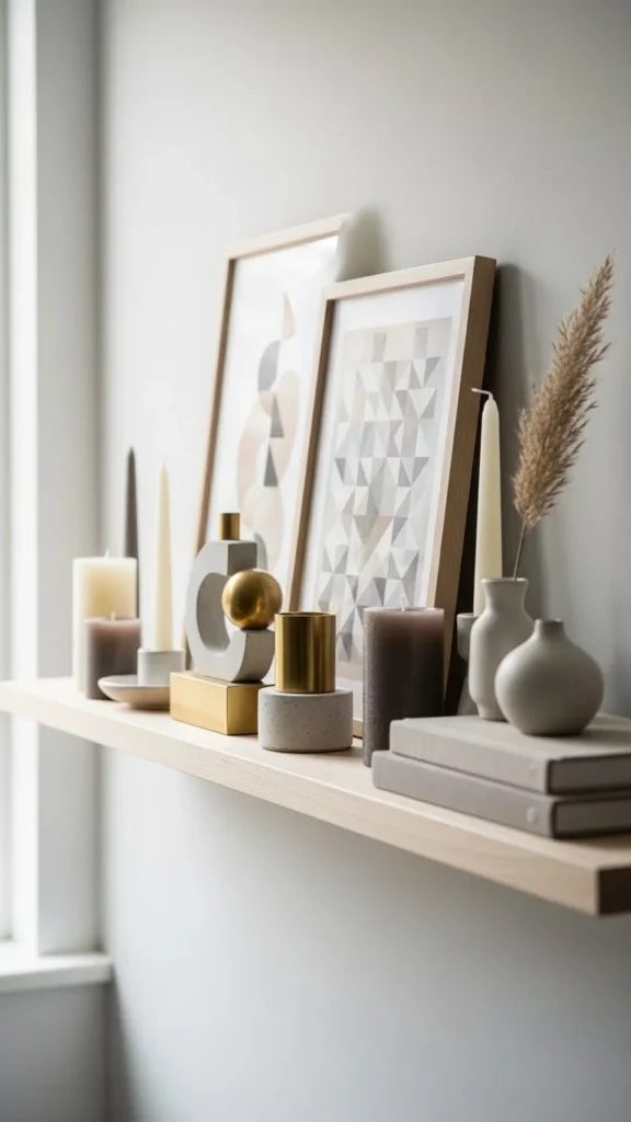 Floating Shelf Art Display