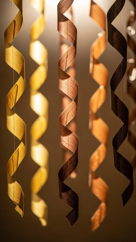 Floating Spiral Ribbons