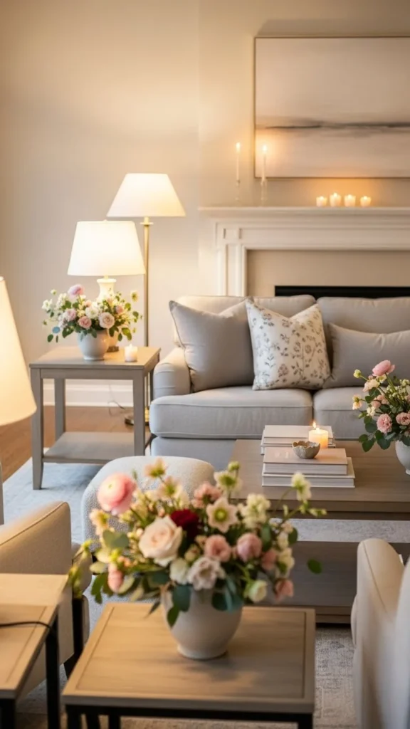 Floral Touches Without Overdoing It