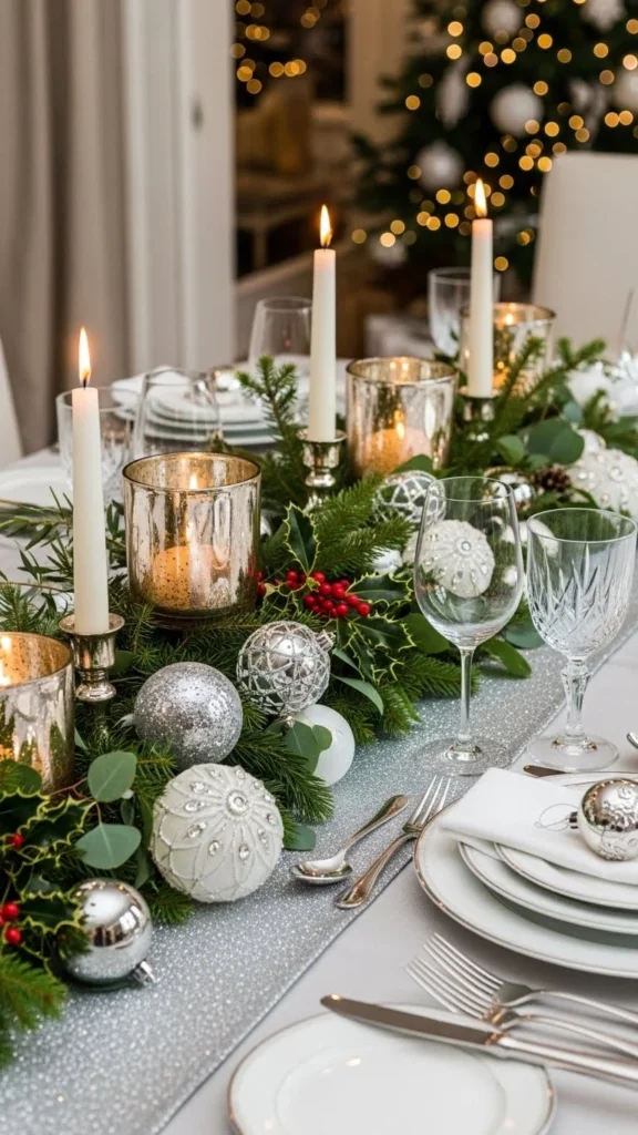 Frosted Silver Runner