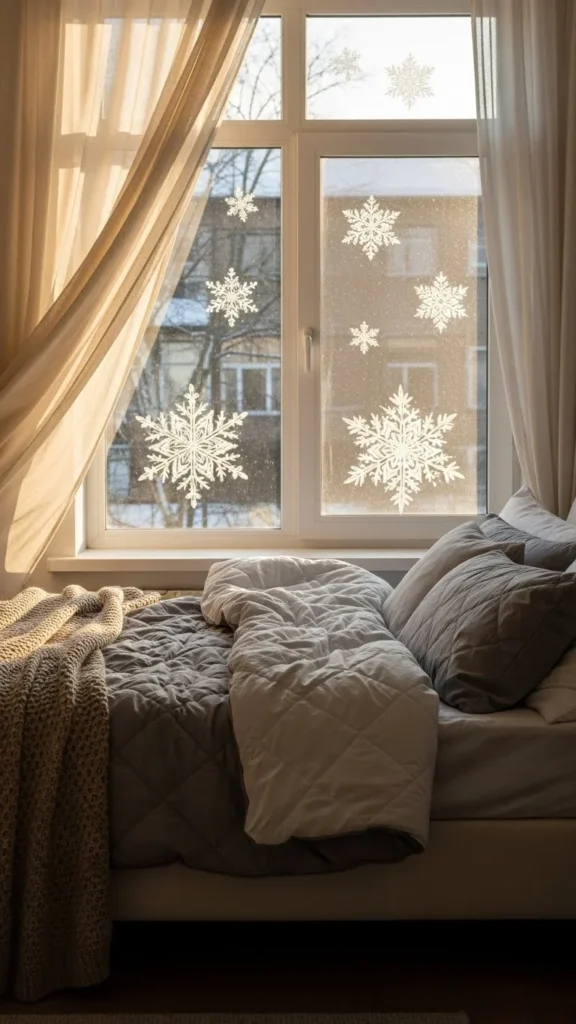 Frosted Window Decorations