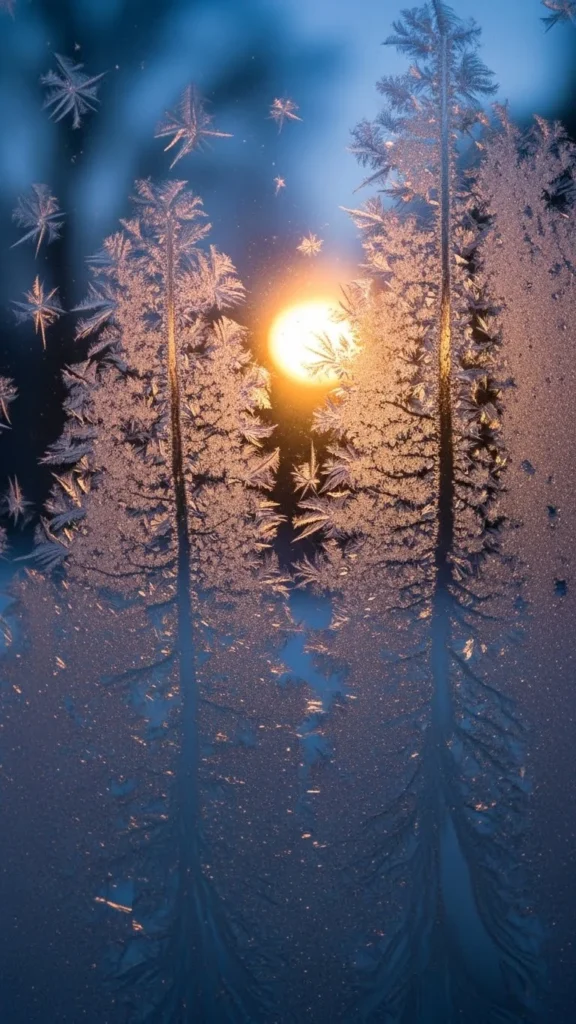 Frosted Window Silhouettes