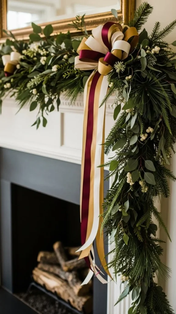 Garland With Ribbon Layering