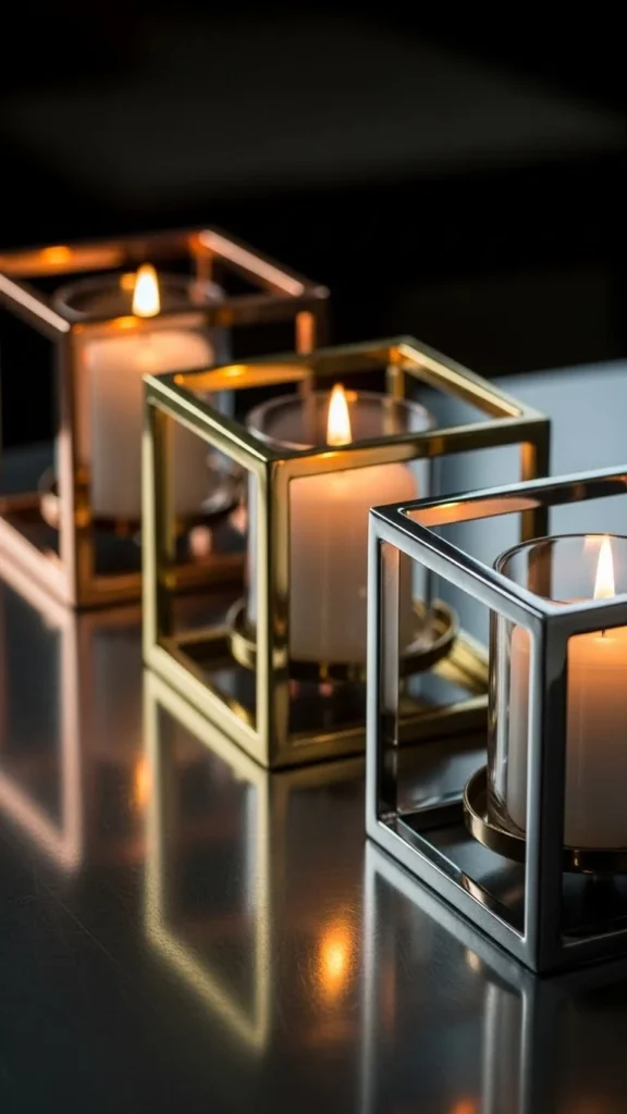 Geometric Candle Holders