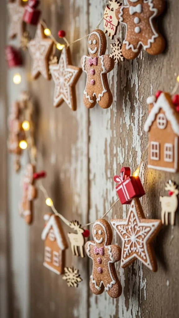 Gingerbread Theme Garland