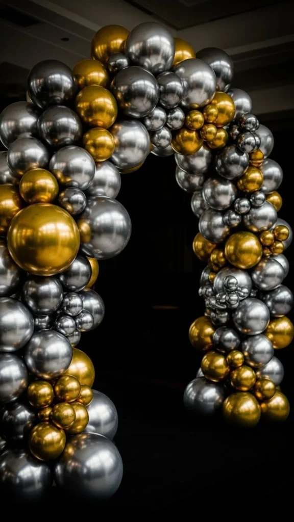 Glam Chrome Cluster Arch