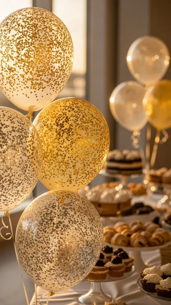 Glitter-Dipped Balloons