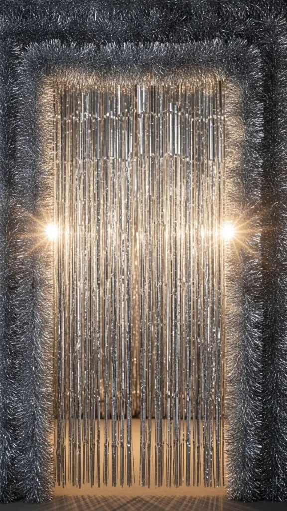 Glittery Curtain Backdrop