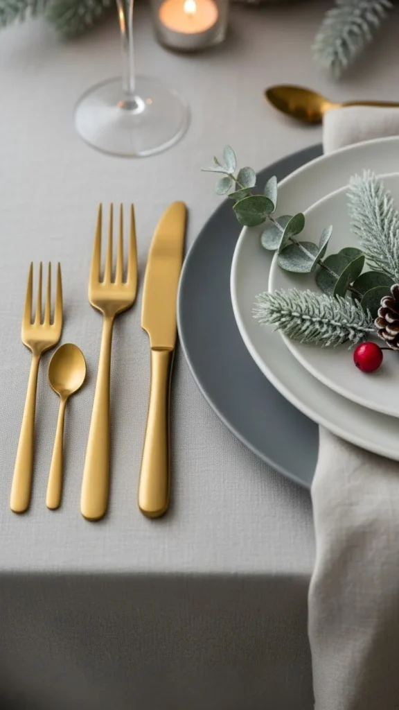 Gold Flatware for a Rich Look