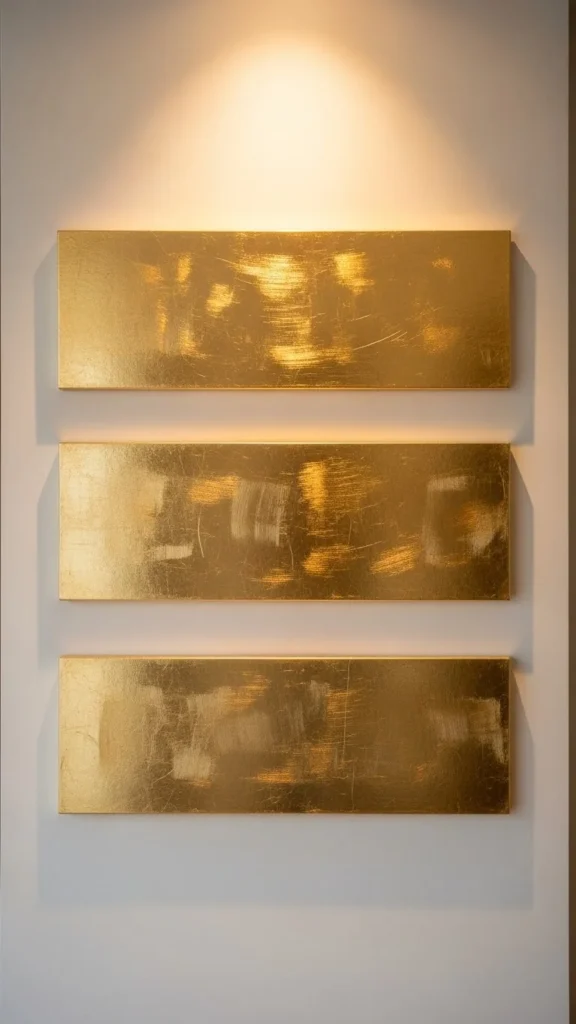 Gold Leaf Accent Panels