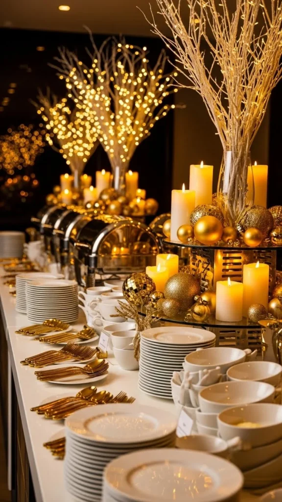 Gold-and-White Luxe Spread
