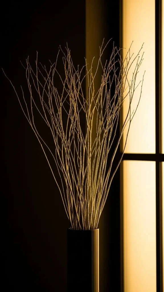 Gold or Silver Branch Accents