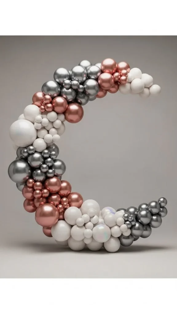 Half-Moon Balloon Arch