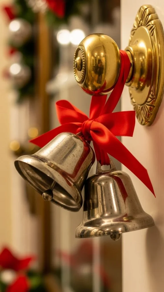 Hanging Bells on Doorknobs