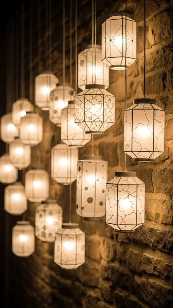Hanging Lantern Wall