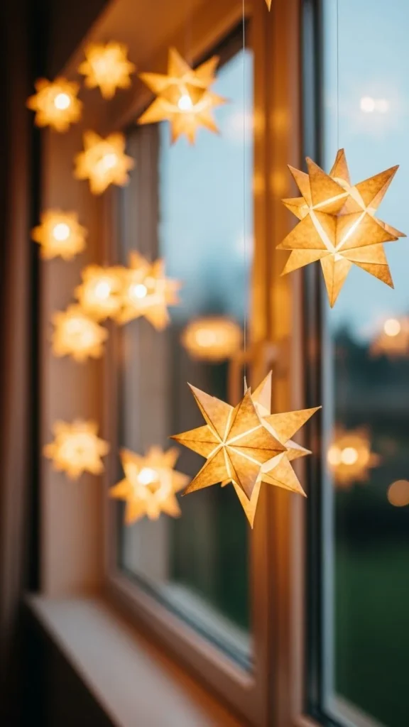 Hanging Paper Stars