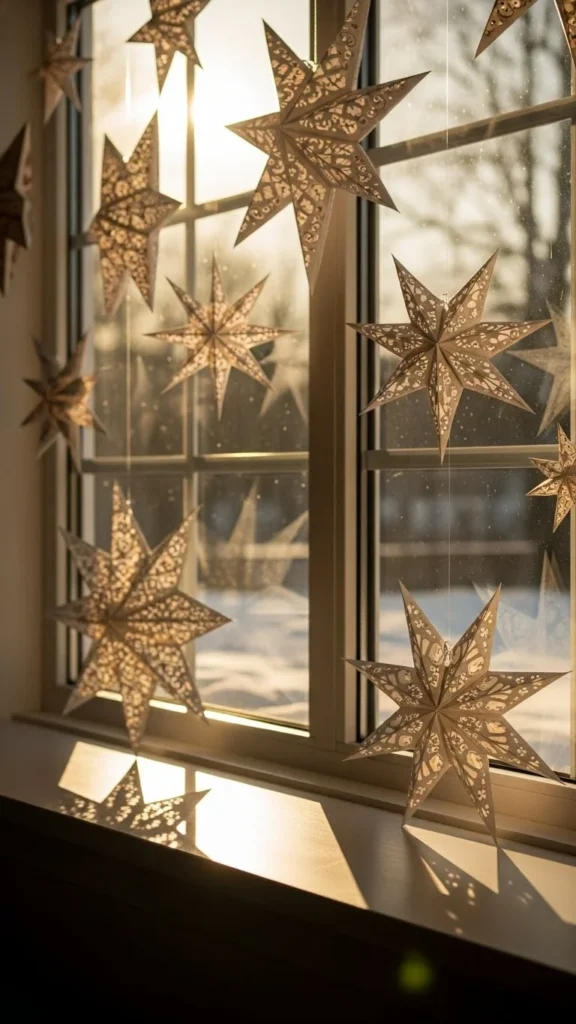 Hanging Winter Stars