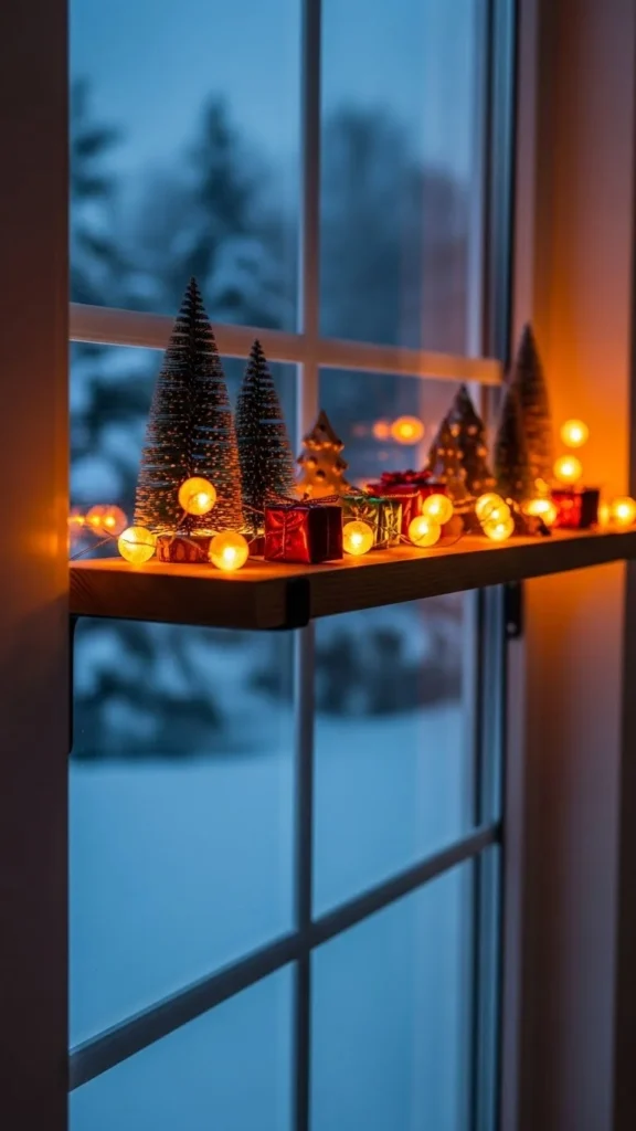 Holiday Window Shelf