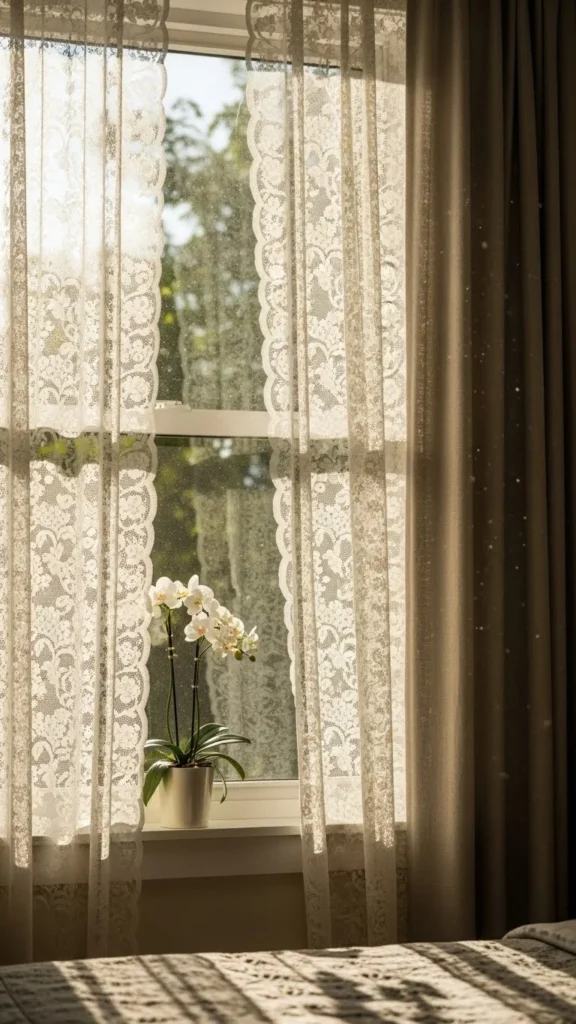 Lace or Sheer Curtains