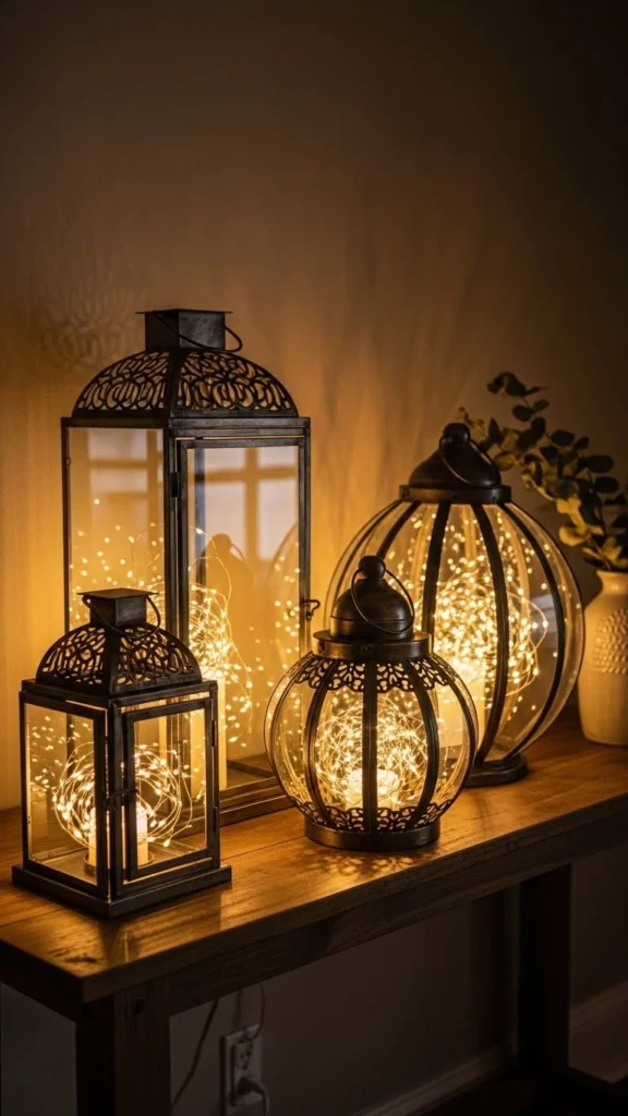 Lanterns Filled With Soft Lights