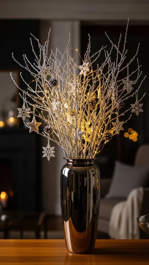 Large Vase Filled with Branches