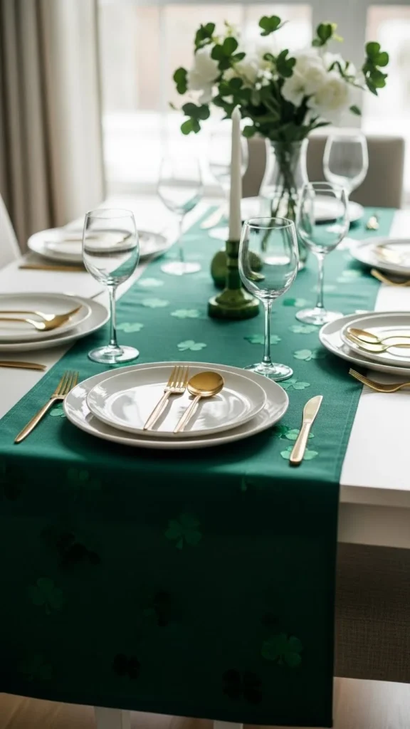 Lucky Clover Table Runner
