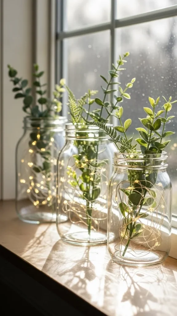 Mason Jar Window Lineup