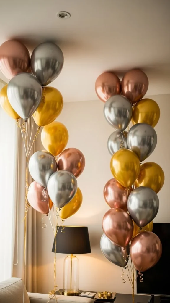 Metallic Cluster Bouquets