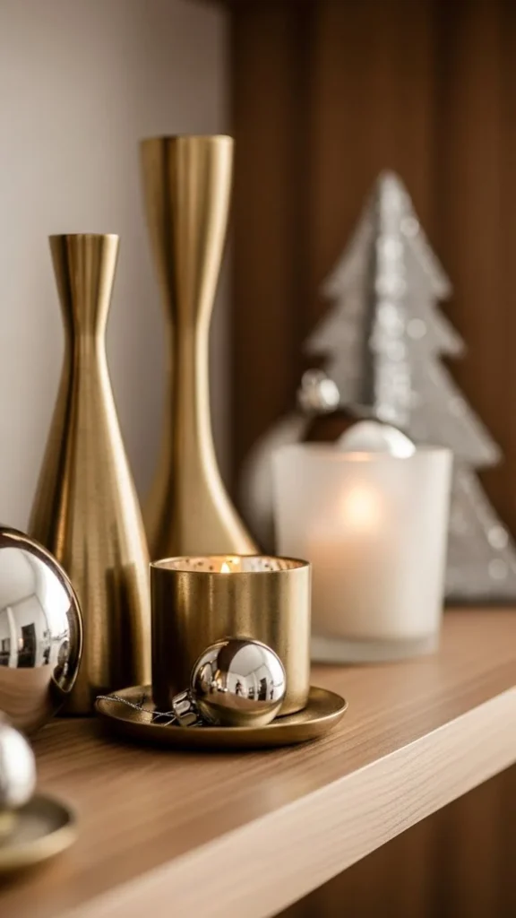 Metallic Touches for Soft Shine