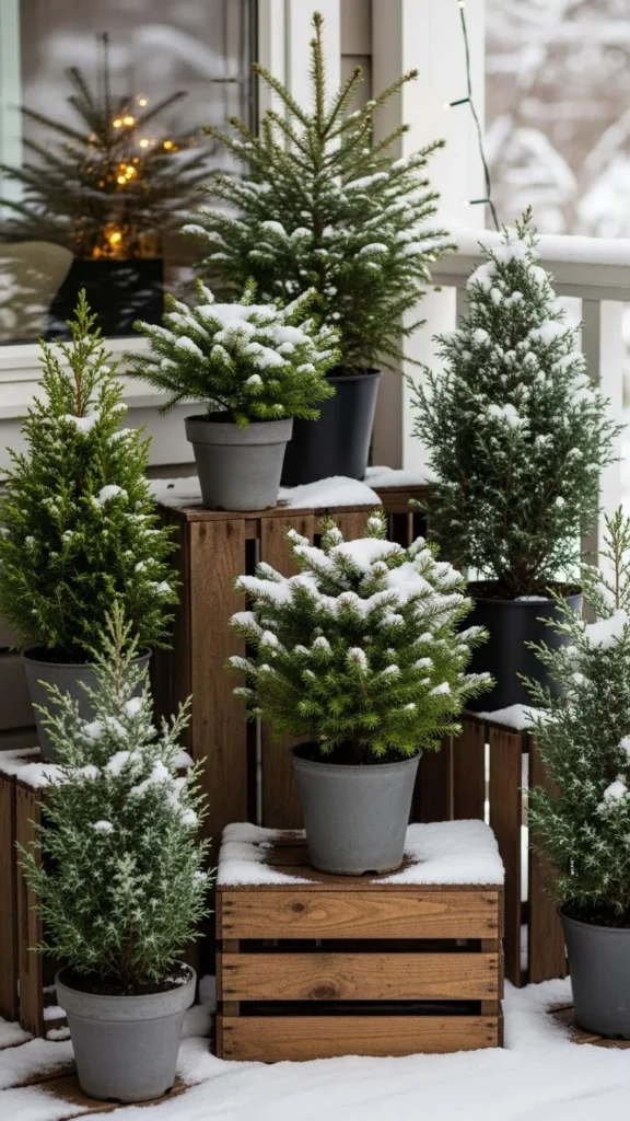 Mini Evergreen Forest Display