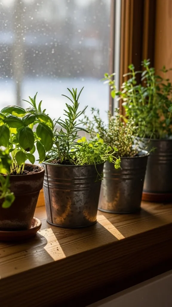  Mini Winter Herb Planters